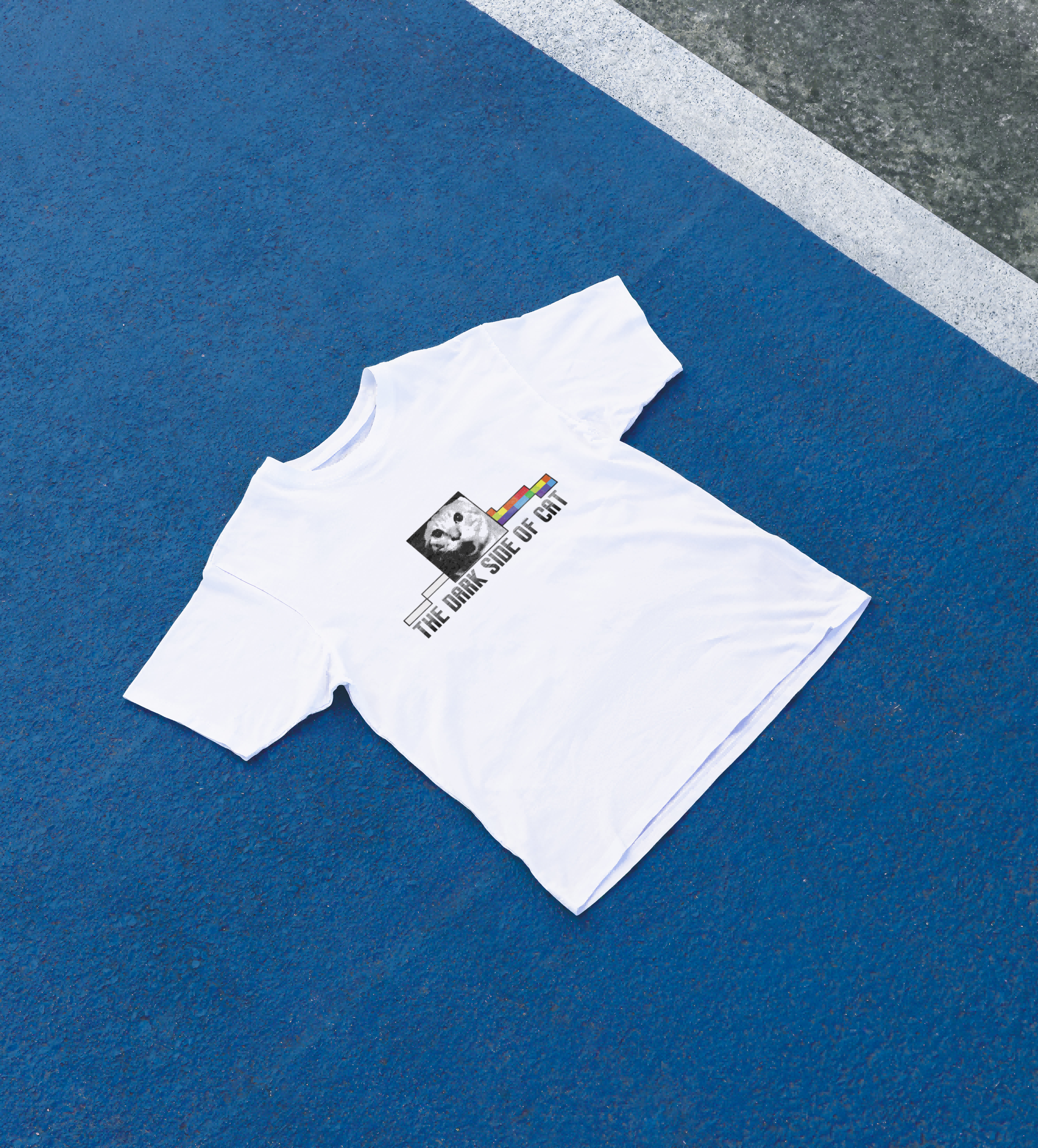 DIYANYONE Original Meme Mashup T-shirt: The Dark Side of Cat