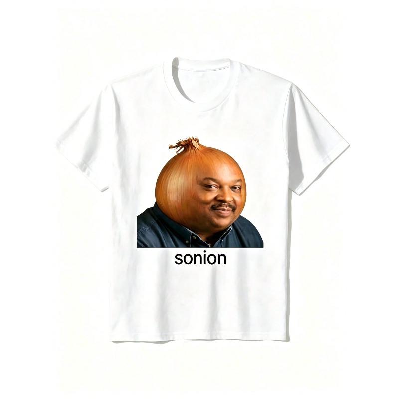 Oversize Funny Sonion Brainrot Meme GenZ T-Shirt