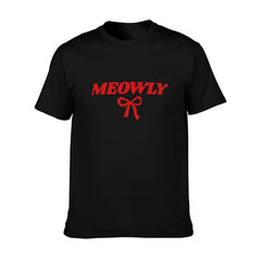 Graphic tee [meowly] funny t-shirt Unisex Xmas Christmas gift holiday vibes