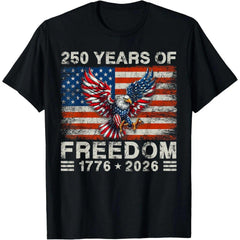 250th American Anniversary Independence 250 Years of Freedom T-Shirt