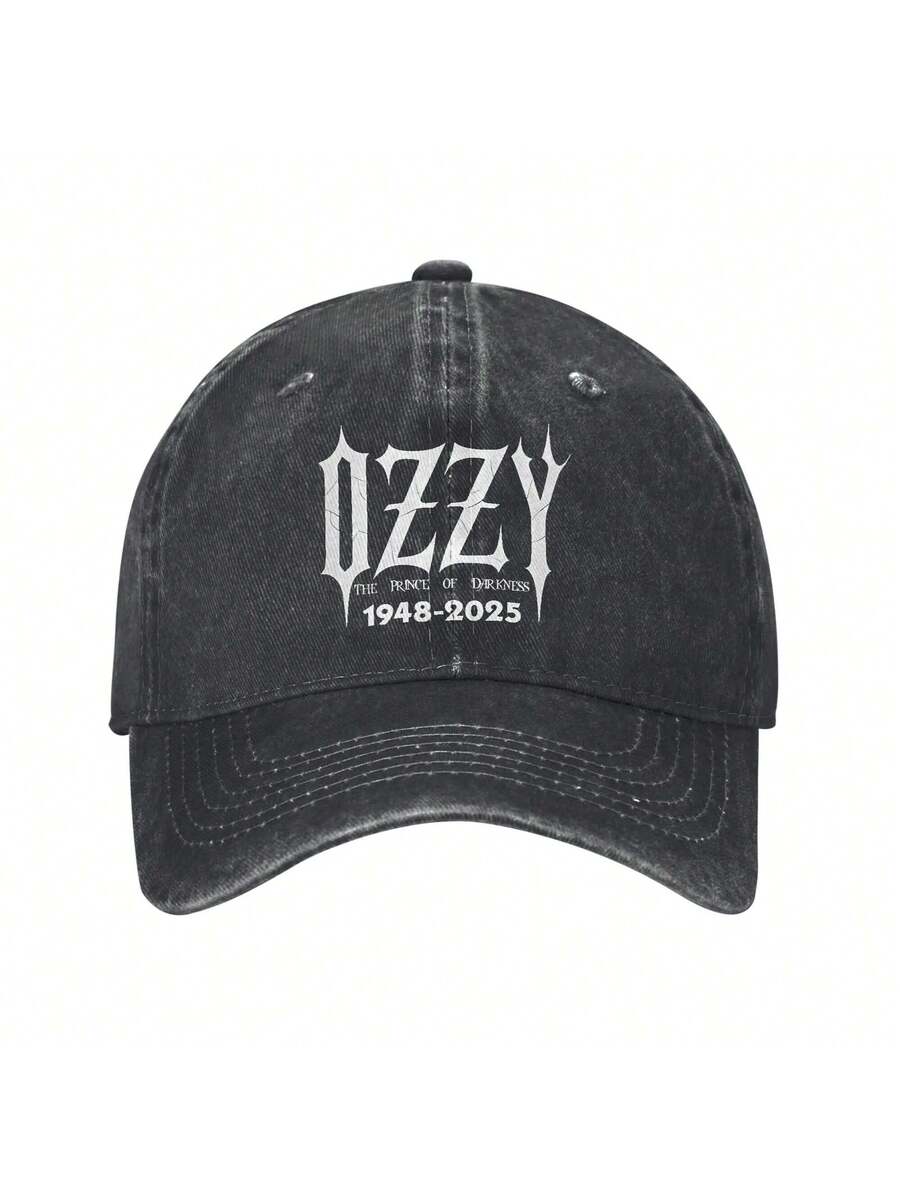 Ozzys Osbournes Washed Baseball Cap  Y2k Retro Sun Trucker Hat Summer Female Male Outdoor Sports Snapback Cap