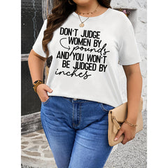 Plus Size - Plus Size - Plus Size Women'S Casual Short Sleeve T-Shirt