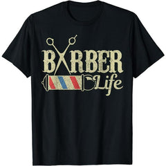 Barber Pole Hairstylist Hairdresser Vintage T-Shirt