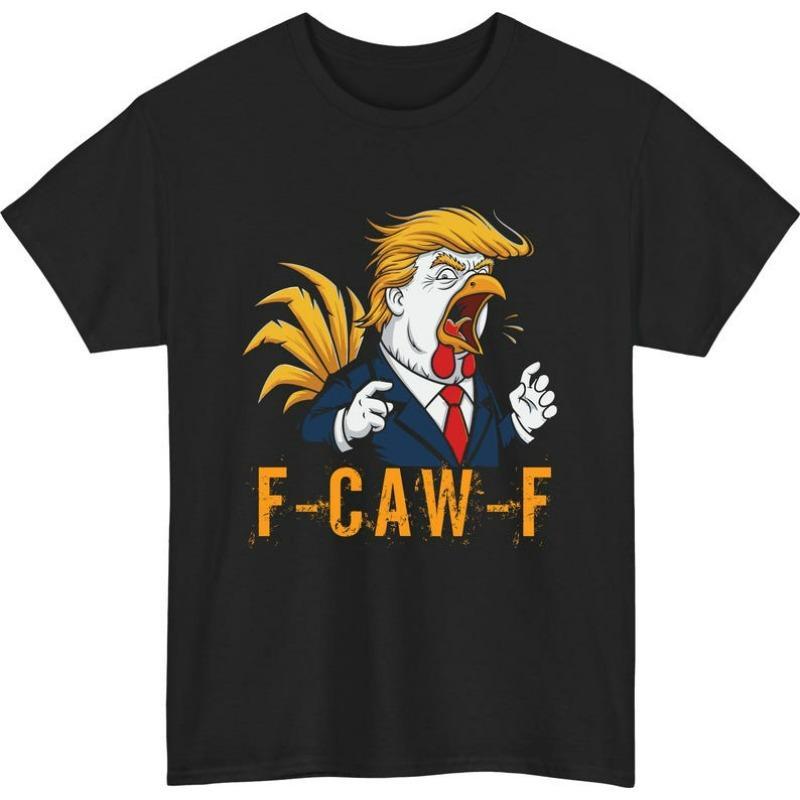 Funny F-Caw-F Rooster Parody T-Shirt