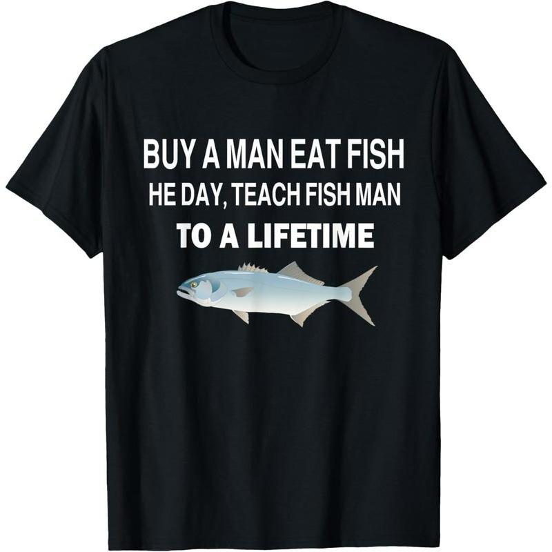 Buy a Man Eat Fish To A Lifetime T-Shirt