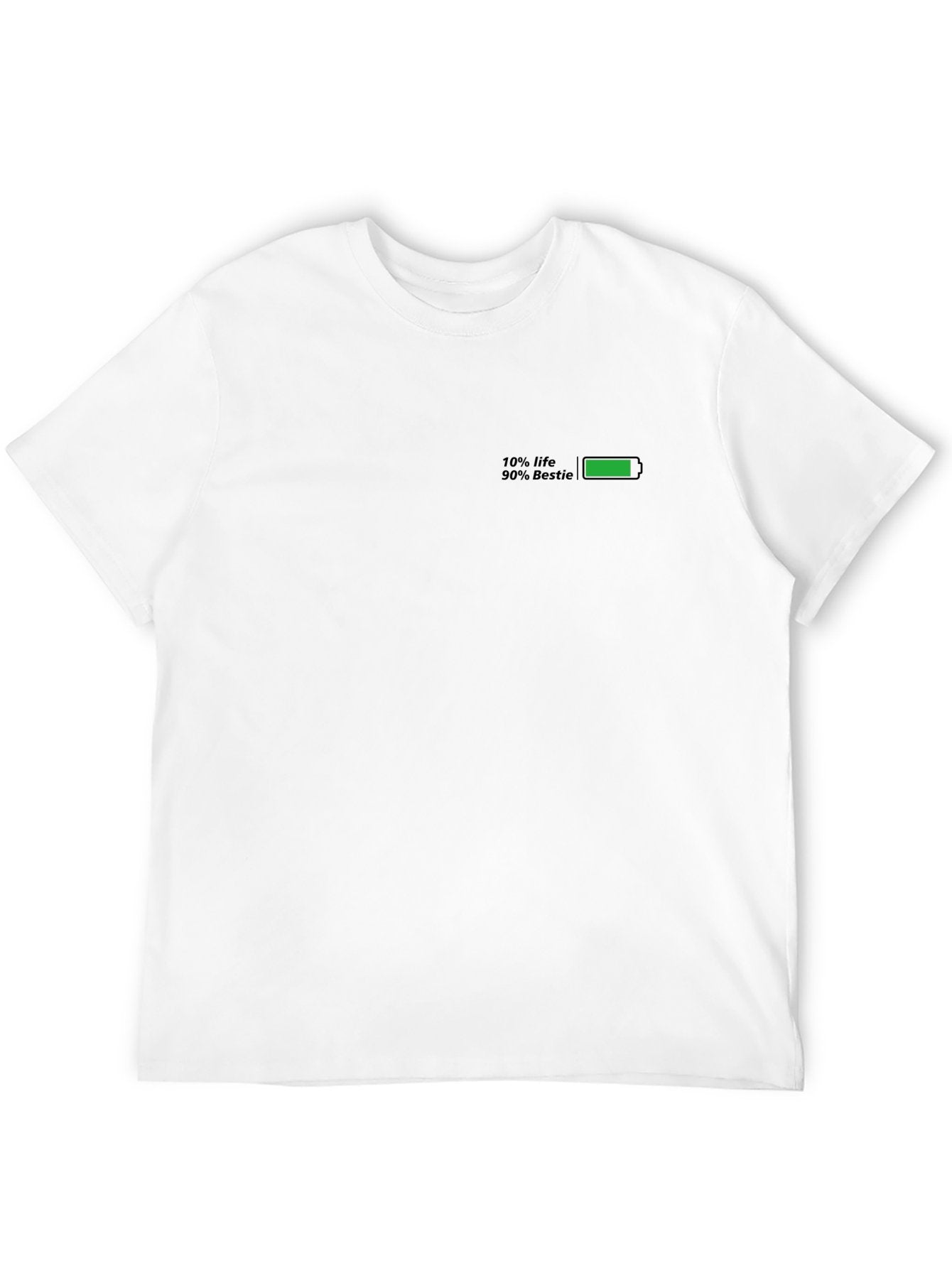 10%Life 90%Bestie t-shirt back & frot grathic tee