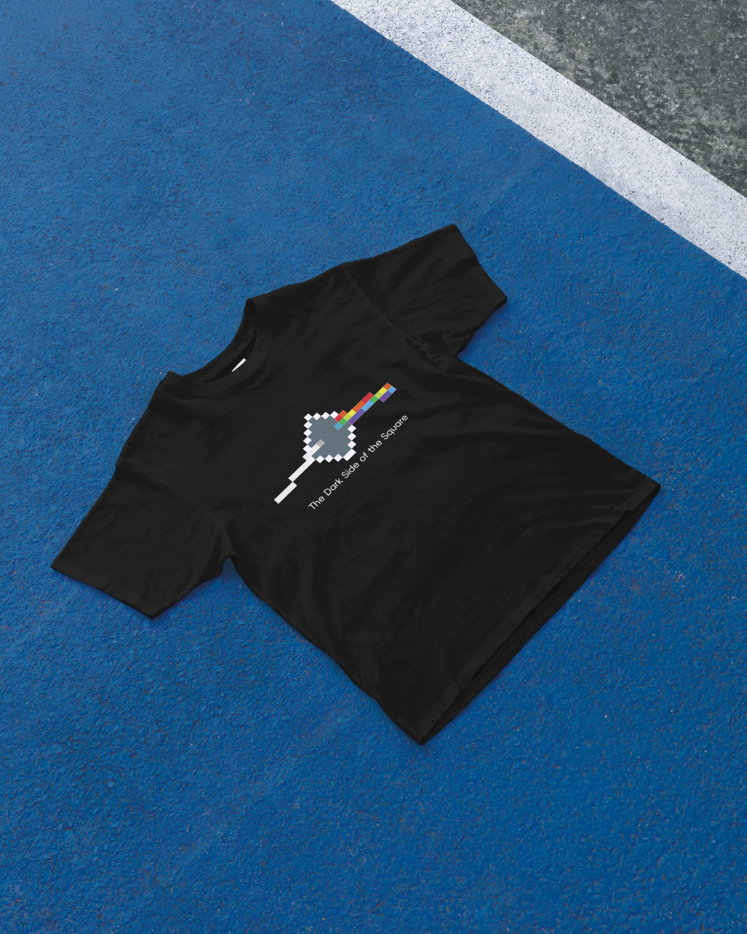 DIYANYONE Original 8-Bit Parody Tee: The Dark Side of the Square