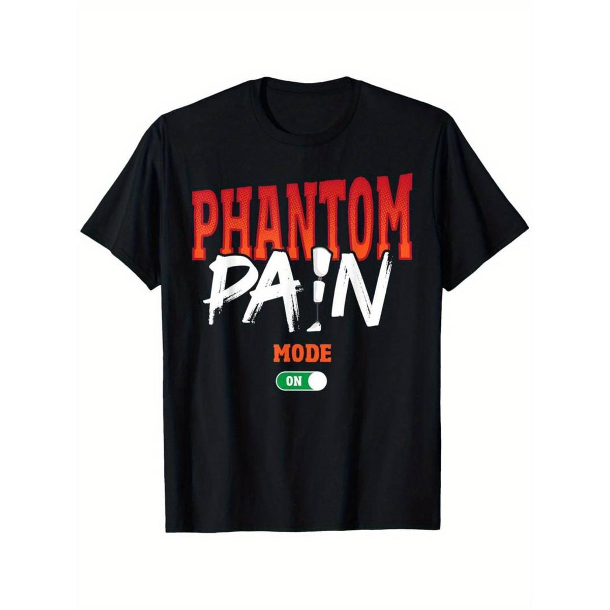 Phantom Pain Humorous amputation Pattern T-shirt