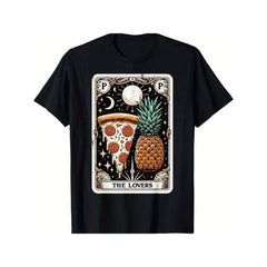 Pineapple Pizza Tarot Card Funny T-Shirt