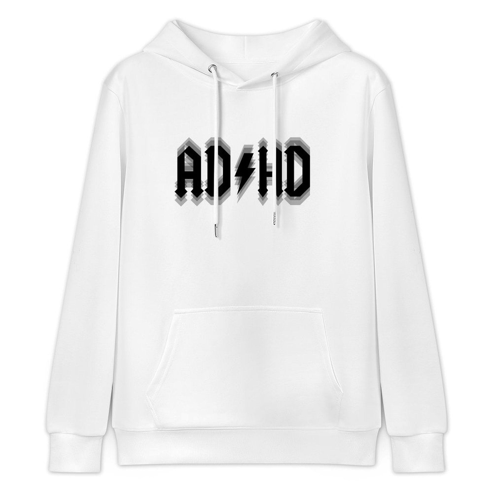 Unisex cotton Hoodies soft everyday wear fashion[FUNNY adhd]rock graphic hoodies Punk style