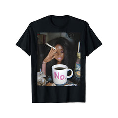 Distressed Doll Face Meme Graphic T-Shirt - Funny Creepy Cute Tee, Unisex Casual Top