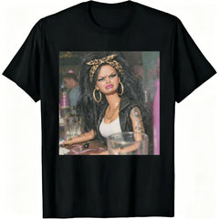 Funny Doll Face Party Meme T-Shirt Creepy Cute Aesthetic Graphic Tee, Unisex Comfort Fit Top