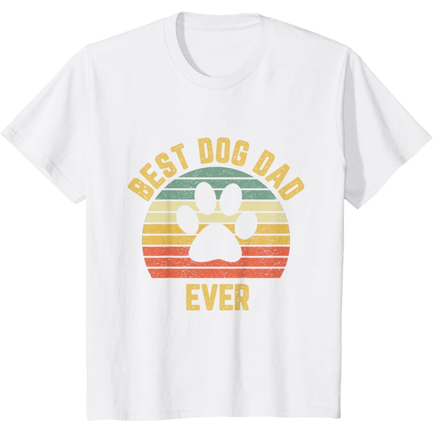 Vintage Dog Dad Retro T-Shirt