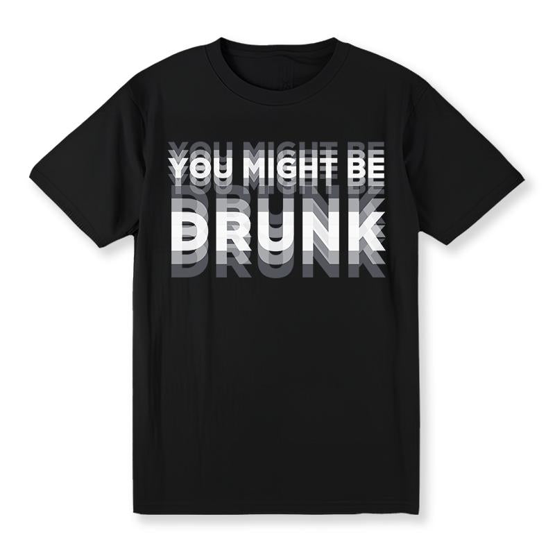 Men's Casual Graphic T-Shirt, 100% Cotton Crew Neck Tee