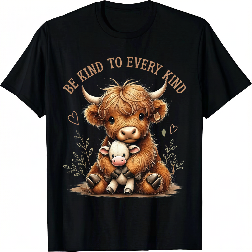 Highland Cow Design for Farmers And Highland Cow T-Shirt
