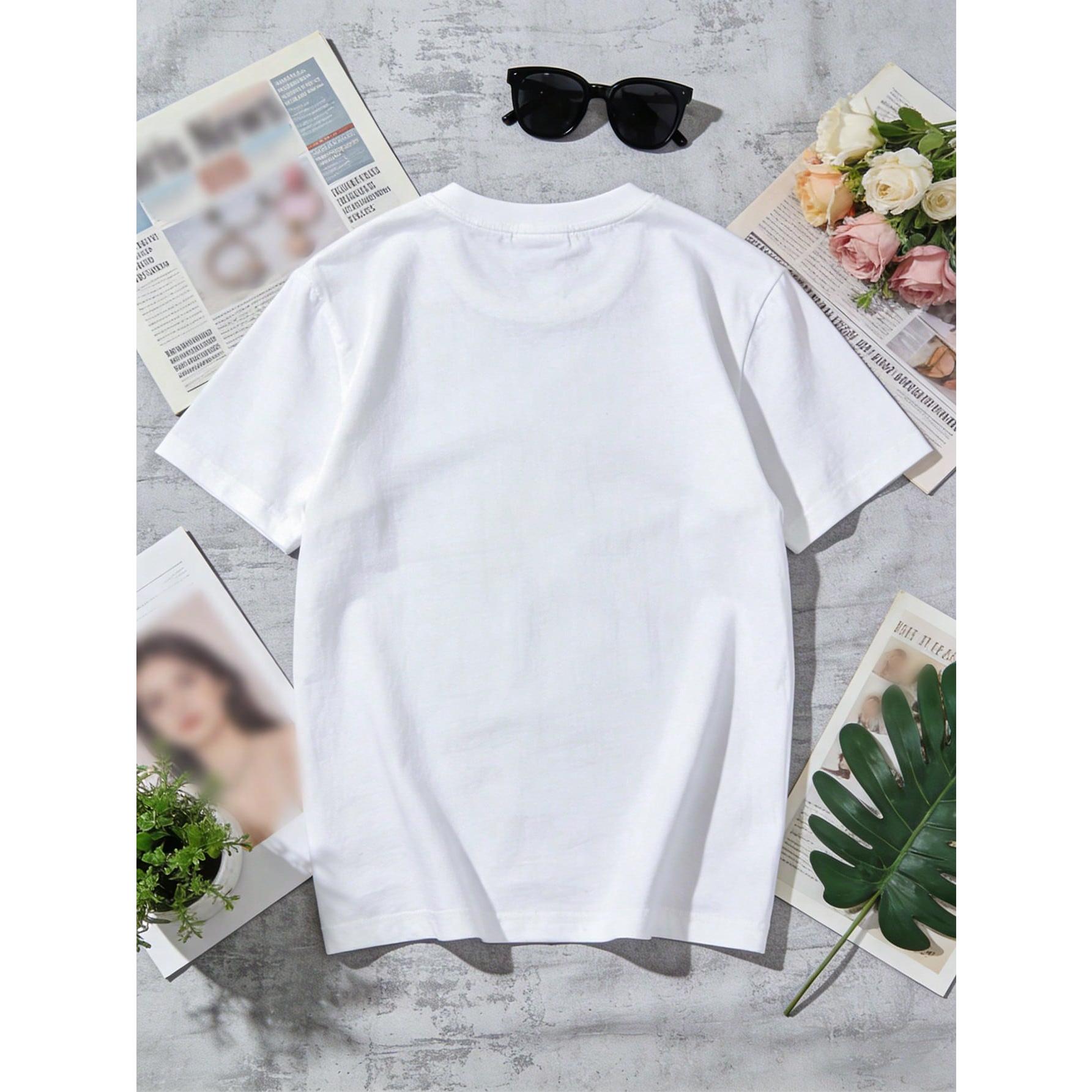 Women' God Says Bible Verse Print Black TShirt Crew Neck Casual Cotton Tee Medium Stretch Knit Fabric Regular Fit For emale Ladies