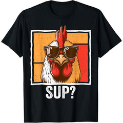 Chicken Sunglasses Funny T-Shirt