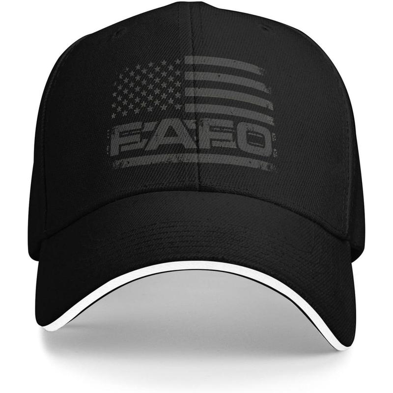Mens Trucker Style Hat with Funny 'F Around Find Out' Graphic, Adjustable Wide Brim Baseball Cap for Outdoor Sports, Hand Wash Safe, Lightweight Baseball Cap, Quality Caps