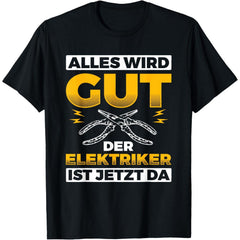 Funny Electrician Graphic T-Shirt