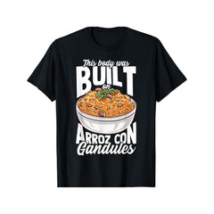 Puerto Rican Arroz Con Gandules Graphic T-Shirt