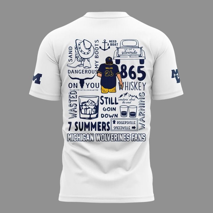 Limited Edition MW x Michigan Wolverines Football - Still The Problem Tour 2026 T-Shirt