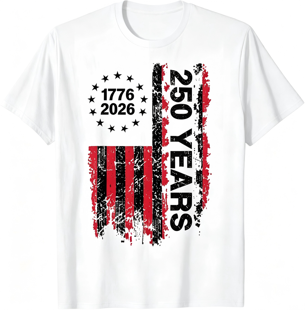 250 Years America Anniversary 250th Independence Day Freedom Unisex Tee