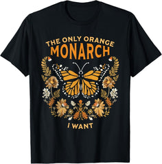 Vintage Butterfly The Only Orange Monarch I Want Nature Vibe Gift Unisex T-Shirt