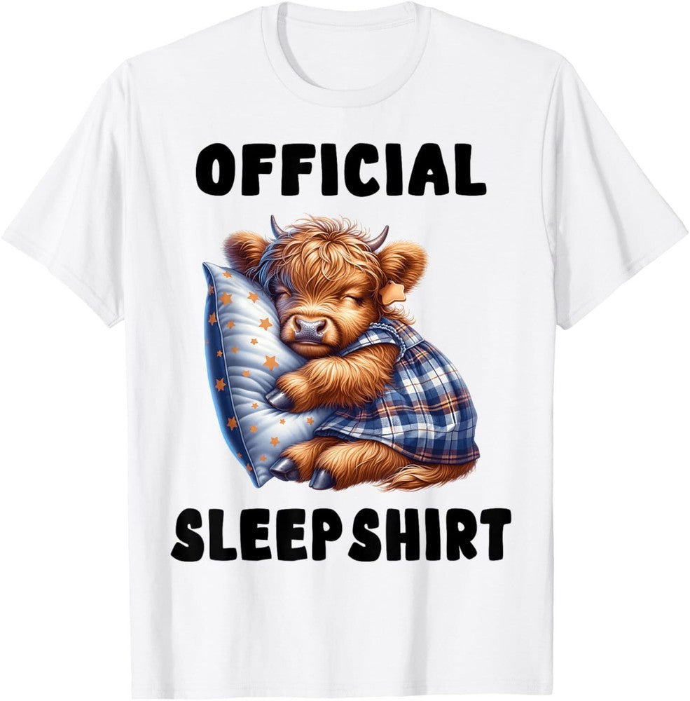 Highland_cow - Official Sleepshirt Pajamas Nightgown T-Shirt