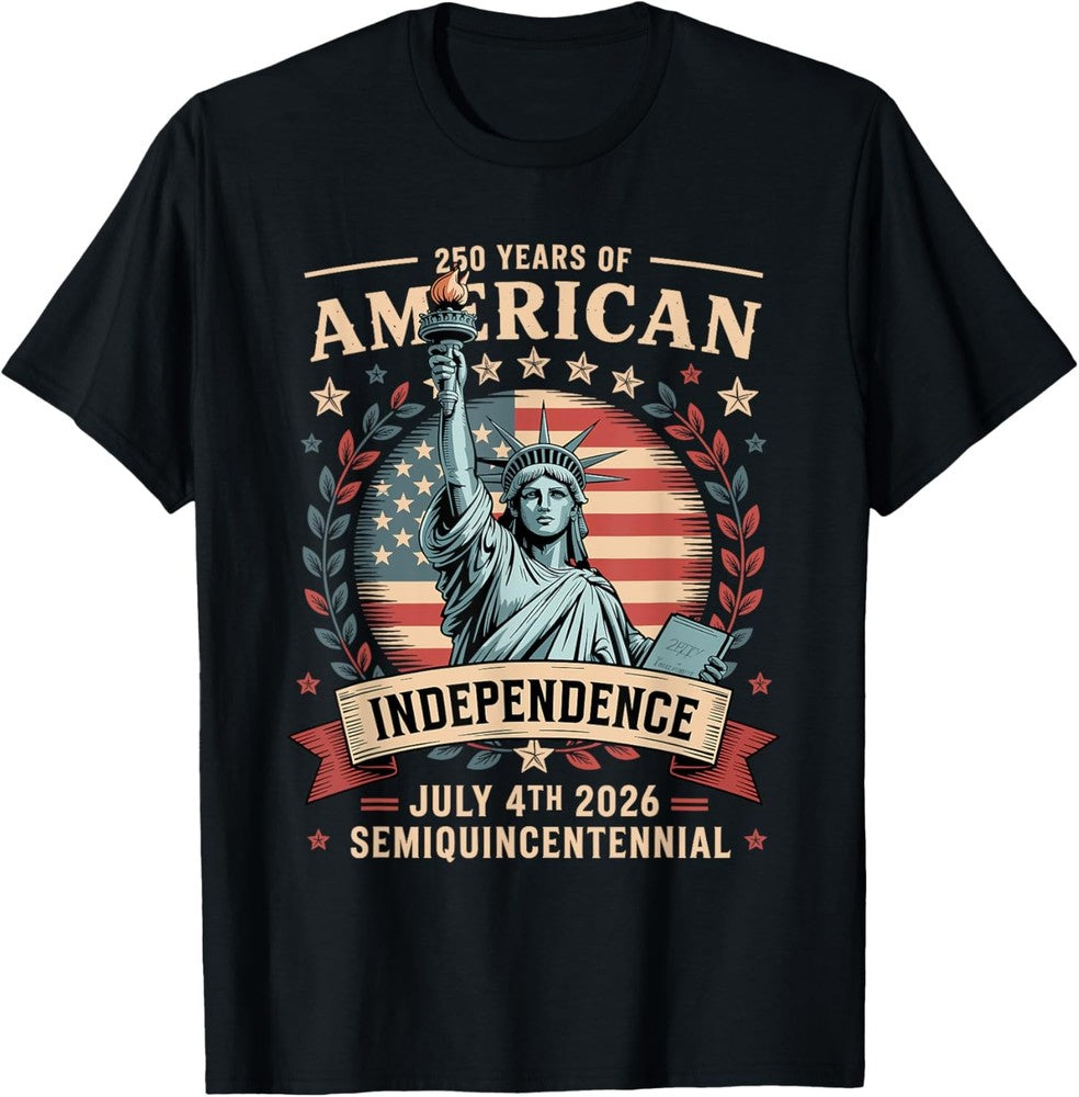 America 250th Anniversary 250 Years Patriotic USA Flag Unisex Tee