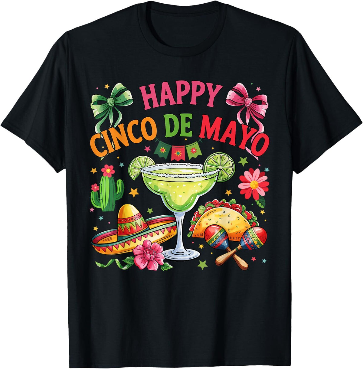 Happy Cinco de Mayo Mexican Party Men Women T-Shirt , Unisex Tee
