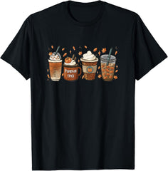 Halloween Coffee Pumpkin Latte Spice Coffee Love Unisex T-Shirt