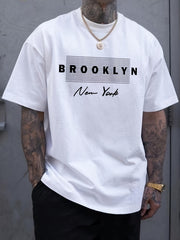 Men's Brooklyn Inspired City Lifestyle Graphic T-Shirt
