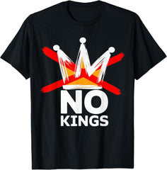 No Kings Independence Day October 18 US Patriotic Unisex T-Shirt Anti-Monarchy Tee