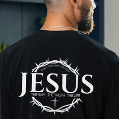 Jesus The Way The Truth The Life T-Shirt | Crown of Thorns Christian Tee