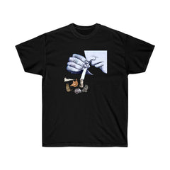 Cat Sniffing Y2K Shirt, Vintage Black Cat Tee for Men Women, Edgy Retro 90s Tee