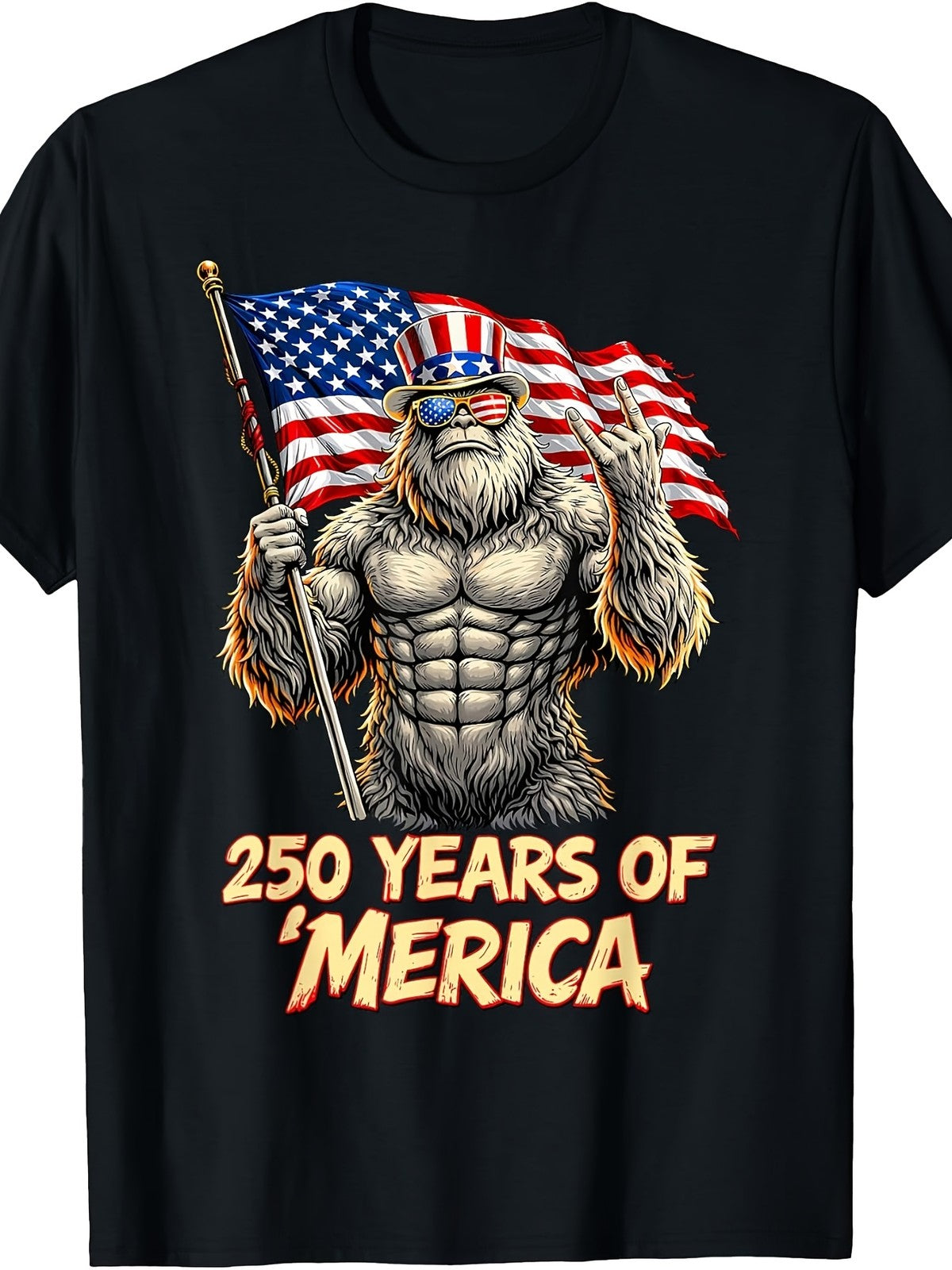 USA 250th Anniversary T Shirt 1776 America Patriotic Graphic Casual Tee
