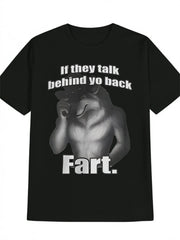 [Funny Graphic T-shirt] Funny Men's Short Sleeve Graphic Fashion Tee