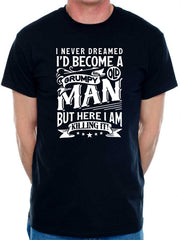 Grumpy Old Man Killing It Funny Sarcastic Birthday Gift Humor Unisex Tee