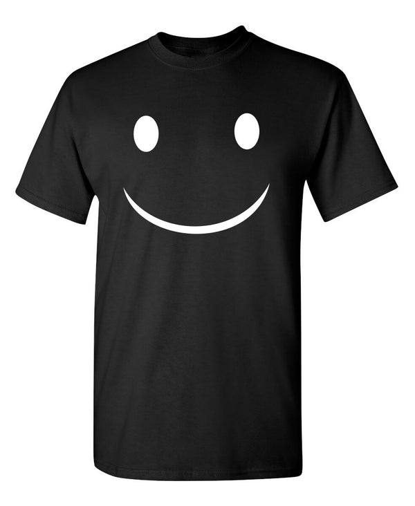 Men's Lighthearted Sarcastic Smile Graphic T-Shirt Men's Humorous Novelty Attitude Casual Tee