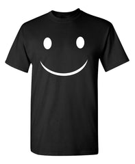 Men's Lighthearted Sarcastic Smile Graphic T-Shirt Men's Humorous Novelty Attitude Casual Tee