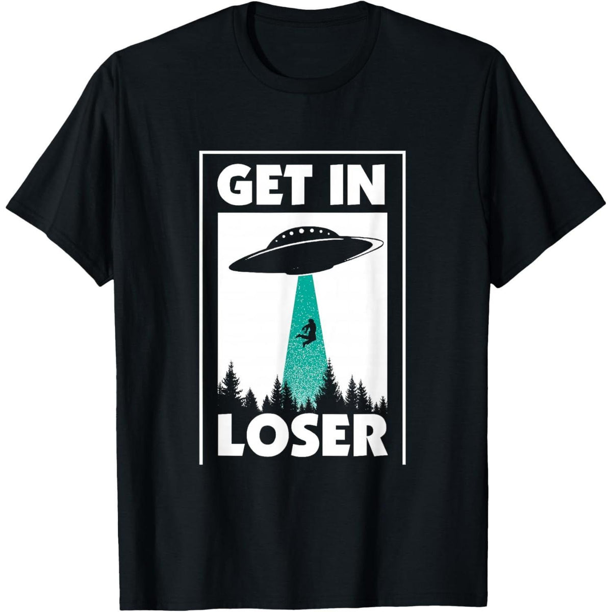 Men's Vintage Alien Inspired Casual Statement Tee