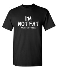 Just Easy to See Sarcastic Humor Graphic Super Soft Ring Spun Funny T Shirt