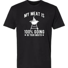 Men's Grill Master BBQ Graphic T-Shirt Men's Outdoor Cooking Humor Casual Tee
