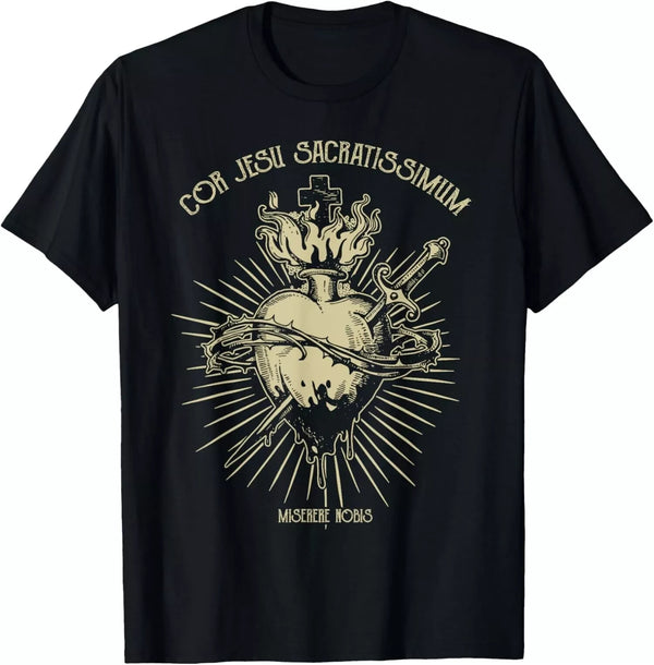 Men's Retro Religious Symbol Graphic Tee