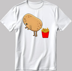 Funny Potato French Fries T-Shirt: Foodie Humor Tee