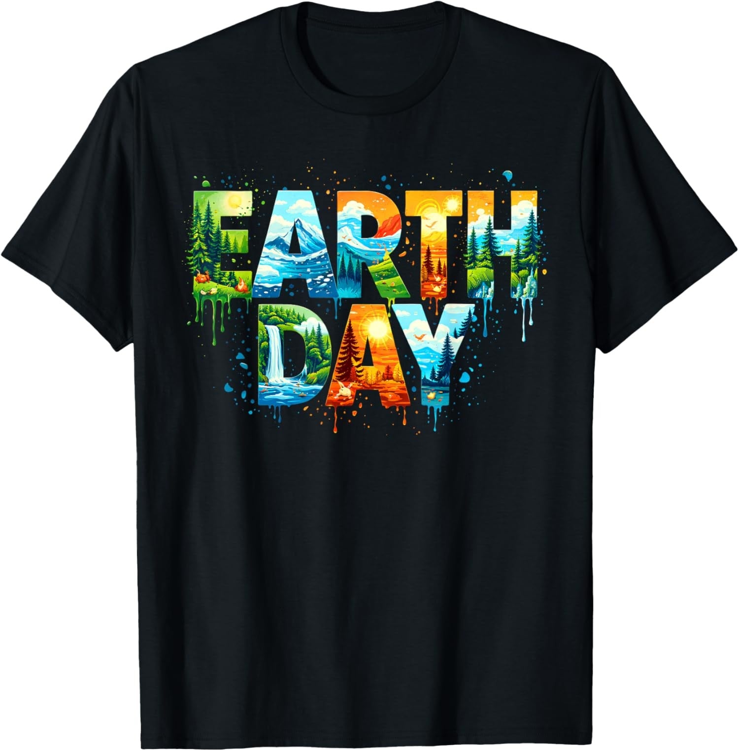 Earth Day April 22 Nature Elements Environmental Unisex T-Shirt