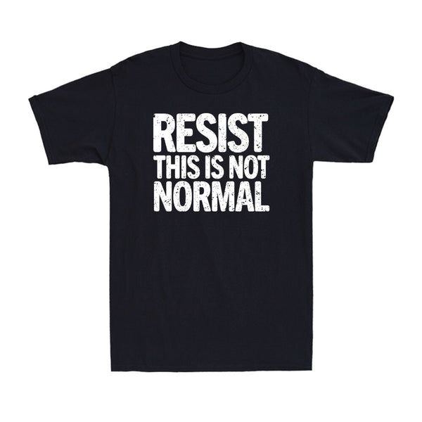 Men's "This Is Not Normal" Bold Attitude Graphic T-Shirt Men's Edgy Individuality Statement Casual Tee