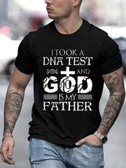 I Took A DNA Test God Is My Father T-Shirt Christian Faith Funny Graphic