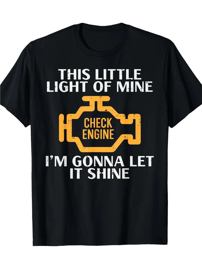 Vintage Car Enthusiast T-Shirt - Funny Mechanic Gift with This Little Lig