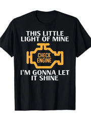 Vintage Car Enthusiast T-Shirt - Funny Mechanic Gift with This Little Lig